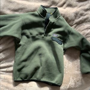 BrandNew Green Patagonia Synchilla Snap-T Pullover